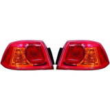 For Mitsubishi Lancer 2008 2009 (09 W/O Turbo) /EVO 08 Tail Light Assembly Outer DOT Certified (CLX-M1-313-1925L-AF-PARENT1)
