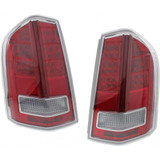 For Chrysler 300 Sedan 2011 2012 Tail Light Assembly W/O Chrome Type2 DOT Certified (CLX-M1-332-1962L-AF-PARENT1)