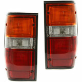 For Mitsubishi Pickup 1987-1996/Dodge Ram-Pickup 50 1987-1993 Tail Light Assembly Black (CLX-M1-313-1902L-AS2-PARENT1)