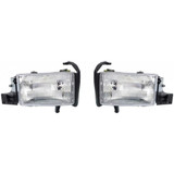 For 1994-2001 Dodge Ram 1500/2500/3500 Headlight w/o Sport Package w/o Corner Lamp CAPA (CLX-M0-CS022-B001LCA-PARENT1)