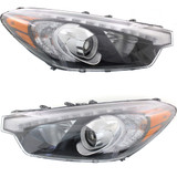 For 2015 2016 Kia Forte Headlight DOT Certified Bulbs Included ;Sedan; Halogen; w/LED Position Lamp; From 10-17-14 (CLX-M0-20-9460-80-1-PARENT1)