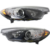 For 2014 2015 Kia Forte Headlight DOT Certified Bulbs Included ;Sedan; Halogen; w/LED Position Lamp; To 10-17-14 (CLX-M0-20-9460-90-1-PARENT1)