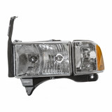 For 1999-2002 Dodge Ram Headlight Bulbs Included w/Sport package; includes park/signal/marker lamps (CLX-M0-20-6070-00-PARENT1)