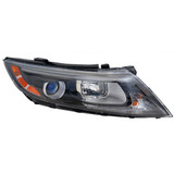 For 2014-2015 KIA Optima Headlight (Unpainted)  CAPA Certified Bulbs Included ;Halogen; w/o LED Position Lamp (CLX-M0-20-9604-00-9-PARENT1)