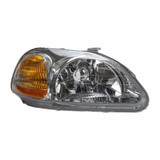 For 1996-1998 Honda Civic Headlight DOT Certified Lens & Housing Only Exc. SI Includes Side Marker Lamp w/o Bulbs or Sockets (CLX-M0-20-3162-01-1-PARENT1)