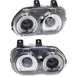 For 2015-2018 Dodge Challenger Headlight CAPA Certified Bulbs Included Halogen (CLX-M0-20-9630-00-9-PARENT1)