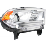 For 2014-2015 Dodge Durango Headlight Chrome DOT Certified Bulbs Included ;Halogen; w/o LED Lamps; Chrome Trim (CLX-M0-20-9546-00-1-PARENT1)