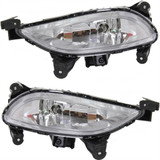 For 2011-2013 Hyundai Sonata Fog Light CAPA Certified w/ Bulbs d Type 1 (CLX-M0-19-0976-00-9-PARENT1)