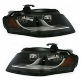 For 2009-2012 Audi A4 Headlight DOT Certified Bulbs Included for Sedan/Wagon; Halogen (CLX-M0-20-9040-00-1-PARENT1)