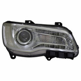 For 2015-2017 Chrysler 300 Headlight CAPA Certified Bulbs Included Halogen; Chrome Bezel (CLX-M0-20-9218-90-9-PARENT1)