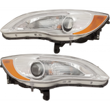 For 2011-2014 Chrysler 200 Headlight CAPA Certified Bulbs Included ;LX|LIMITED|TOURING; for Sedan/Conv; From 5-4-12 (CLX-M0-20-9198-00-9-PARENT1)
