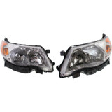 For 2009-2013 Subaru Forester Headlight CAPA Certified Bulbs Included Halogen (CLX-M0-20-9038-00-9-PARENT1)