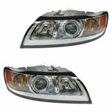 For 2008-2011 Volvo S40 Headlight DOT Certified Bulbs Included Halogen (CLX-M0-20-9050-00-1-PARENT1)