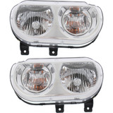 For Dodge Challenger 2008-2014 Headlight Assembly Halogen DOT Certified (CLX-M1-333-1133L-AF-PARENT1)