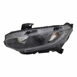 For Honda Civic Sedan / Coupe Headlight 2019 2020 Halogen w/ LED Daytime Running Light (CLX-M0-20-9778-90-CL360A55-PARENT1)