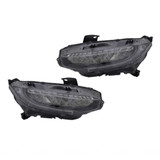 For Honda Civic Type-R Hatchback Headlight 2017 2018 2019 LED (CLX-M0-20-9782-00-CL360A56-PARENT1)