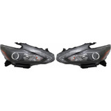 For Nissan Altima Headlight 2016 2017 2018 w/ Smoke Lens LED (CLX-M0-20-9798-00-CL360A55-PARENT1)