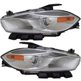 For Dodge Dart SE / Aero / Limited Headlight 2016 Chrome Halogen (CLX-M0-20-9338-70-CL360A55-PARENT1)