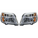 For GMC Terrain Headlight 2016 2017 Chrome Non Denali CAPA Certified (CLX-M0-20-9142-90-9-CL360A55-PARENT1)