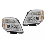 For GMC Terrain Headlight 2016 2017 Chrome Non Denali (CLX-M0-20-9142-90-CL360A55-PARENT1)