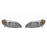 For Honda Civic Coupe Headlight 2004-2005 (CLX-M0-20-6500-00-CL360A56-PARENT1)