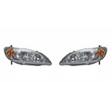 For Honda Civic Coupe Headlight 2004-2005 (CLX-M0-20-6500-00-CL360A56-PARENT1)