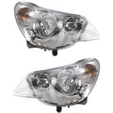 For Chrysler Sebring Sedan / Convertible Type 1 Headlight 2007 08 09 2010 (CLX-M0-20-6840-00-CL360A55-PARENT1)