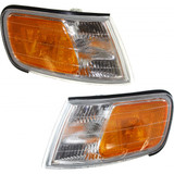 For 1994-1997 Honda Accord Parking/Side Marker Light Driver and Passenger Side DOT Certified w/Bulbs For HO2551109 (PLX-M0-18-1982-00-1)