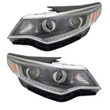 For Kia Optima Headlight 2016 2017 Halogen w/ LED Accent (CLX-M0-20-9894-00-CL360A55-PARENT1)