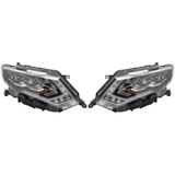 For Nissan Rogue Headlight 2017 2018 LED (CLX-M0-20-9916-00-CL360A55-PARENT1)