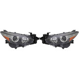 For Mazda 3 Headlight 2017 2018 Halogen (CLX-M0-20-9944-00-CL360A55-PARENT1)