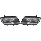 For Volkswagen Tiguan Headlight|2018 2019 2020 Halogen w/LED Daytime Running Light (CLX-M0-20-9998-00-1-CL360A55-PARENT1)