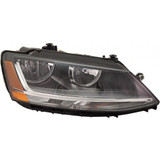 For Volkswagen Jetta headlight 2017 2018 Halogen w/ LED Daytime Running Light (CLX-M0-20-9990-00-CL360A55-PARENT1)