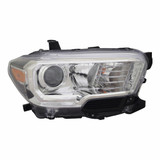 For Toyota Tacoma Headlight 2019 2020 Halogen Type w/o LED Daytime Running Light w/ Fog Light (CLX-M0-20-9750-60-CL360A55-PARENT1)