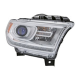 For Dodge Durango Headlight 2014-2015 Chrome Halogen Type w/ LED Daytime Running Light (CLX-M0-20-9546-80-CL360A55-PARENT1)