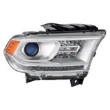 For Dodge Durango Headlight 2014-2015 Chrome Halogen Type w/ LED Daytime Running Light (CLX-M0-20-9546-80-CL360A55-PARENT1)