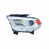 For Dodge Durango Headlight 2014-2015 Chrome Halogen Type w/ LED Daytime Running Light (CLX-M0-20-9546-80-CL360A55-PARENT1)