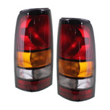 For GMC Sierra 1500 / 2500 Tail Light 2004 2005 2006 Fleetside CAPA Certified (CLX-M0-11-5186-91-9-CL360A55-PARENT1)