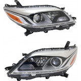 For Toyota Sienna XLE / Limited Model Headlight 2015 16 17 18 19 2020 Halogen Type w/ LED Daytime Running Light (CLX-M0-20-9628-00-CL360A55-PARENT1)