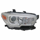For Toyota Tacoma Headlight 2016 2017 2018 Halogen Type w/o LED Daytime Running Light Chrome (CLX-M0-20-9750-00-CL360A55-PARENT1)