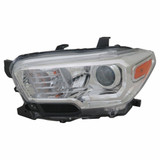 For Toyota Tacoma Headlight 2016 2017 2018 Halogen Type w/o LED Daytime Running Light Chrome (CLX-M0-20-9750-00-CL360A55-PARENT1)