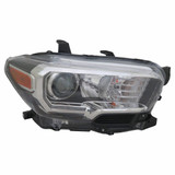 For Toyota Tacoma Headlight 2016 17 18 19 2020 Halogen Type Headlight and Fog Light w/ LED Daytime Running Light (CLX-M0-20-9750-80-CL360A55-PARENT1)