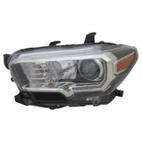 For Toyota Tacoma Headlight 2016 17 18 19 2020 Halogen Type Headlight and Fog Light w/ LED Daytime Running Light (CLX-M0-20-9750-80-CL360A55-PARENT1)