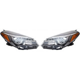 For Toyota Yaris Hatchback SE Model Headlight 2015 2016 2017 w/ LED Daytime Running Light (CLX-M0-20-9634-00-CL360A55-PARENT1)