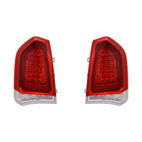 For Chrysler 300 Tail Light 2015 16 17 18 19 2020 Chrome LED (CLX-M0-11-6826-00-CL360A55-PARENT1)