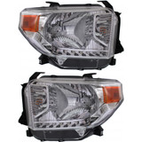 For Toyota Tundra Headlight 2014 15 16 2017 Type 2 w/Level Adjuster CAPA Certified (CLX-M0-20-9496-90-9-CL360A55-PARENT1)