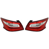 For Nissan Altima Outer Tail Light 2016 2017 w/o Smoke Lens (CLX-M0-11-6888-00-CL360A55-PARENT1)