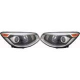 For Kia Soul Headlight 2017 2018 2019 Halogen Projector Black (CLX-M0-20-9518-90-CL360A55-PARENT1)