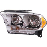 For Dodge Durango Headlight 2011 12 2013 Halogen Type w/ Chrome (CLX-M0-20-9204-00-CL360A55-PARENT1)