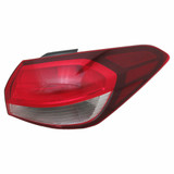 For Kia Forte Sedan Outer Tail Light 2017 2018 Halogen Type CAPA Certified (CLX-M0-11-6968-00-9-CL360A55-PARENT1)